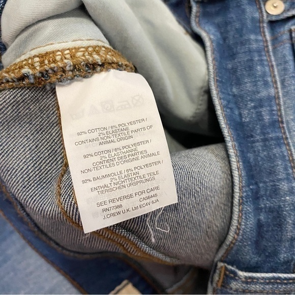 Madewell Size 26‎ 10” High Rise Skinny Jeans Tulip Hem Edition - Picture 10 of 15